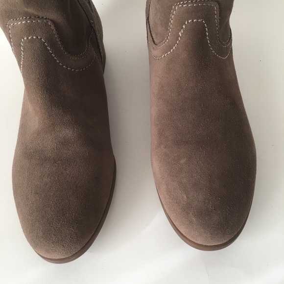 Frye & Co 9.5M Ankle boots Taupe Beige Suede - Picture 3 of 13
